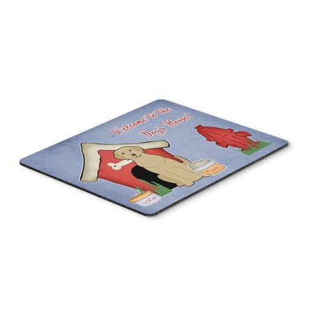 CAROLINES TREASURES Dog House Collection Yellow Labrador Mouse Pad, Hot Pad or Trivet BB2809MP